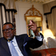 President Hage Geingob of Namibia gestures during an interview with Reuters in central London, Britain December 1, 2016.